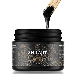 Shilajit Resin with Fulvic Acid & Trace Minerals, Original Siberian Pure Shilajit with 85+ Humic Acid Supplement Gel, Support Metabolism & Immune System